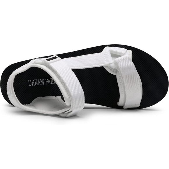 Dream Pairs Sandals Size 11 White Adjustable Strap Arch Support Durable Footbed - Picture 5 of 9